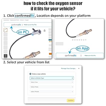 Amazon.com: DOSKJOK 12657188 Oxygen Sensor Downstream